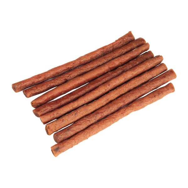 Group of Cat Fest Duck Meat Sticks arranged in parallel, showcasing their natural and wholesome appearance.